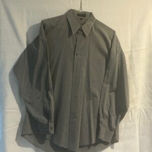 Men's Gray Dress Shirt